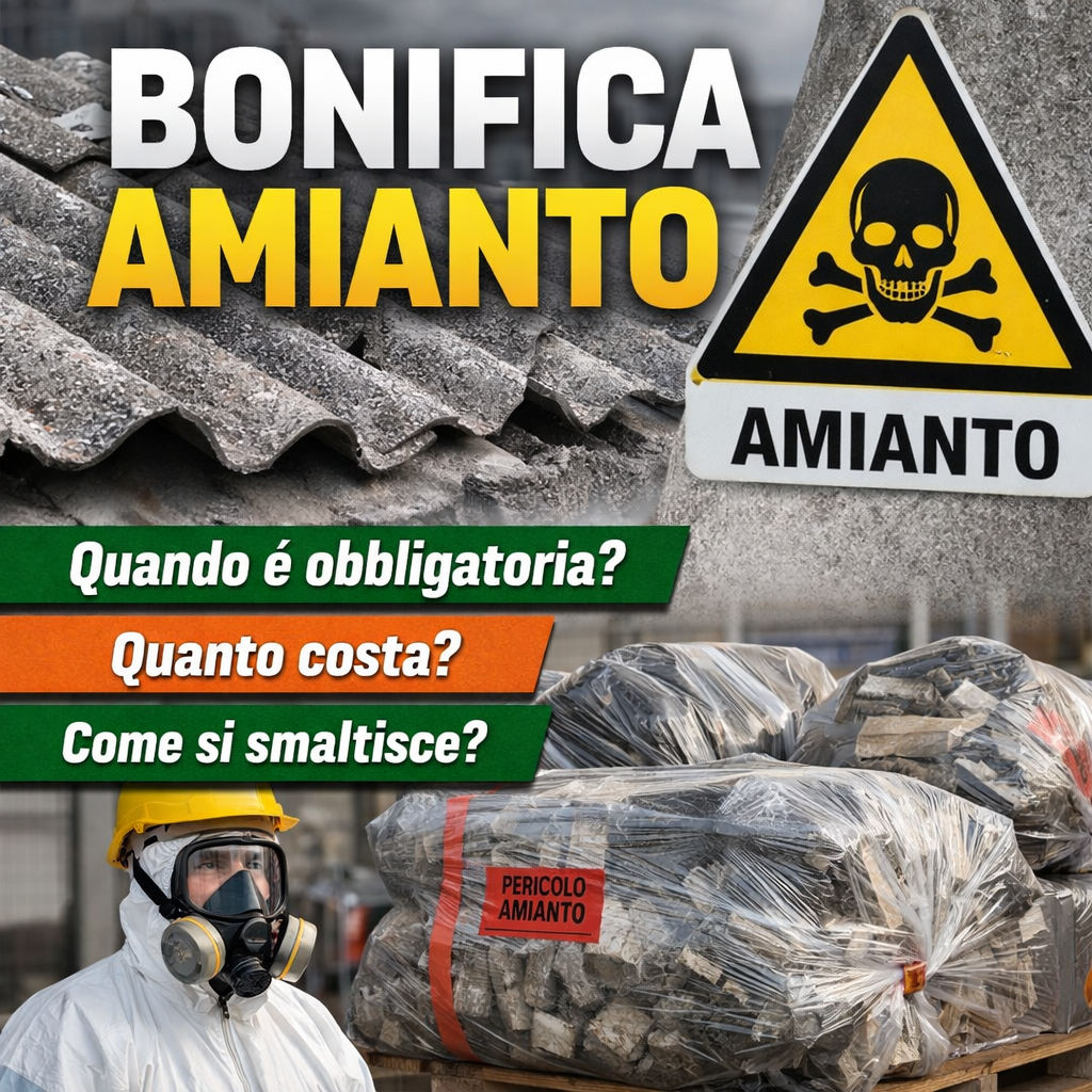 Bonifica Amianto: Quando è Obbligatoria, Quanto Costa e Come Avviene lo Smaltimento