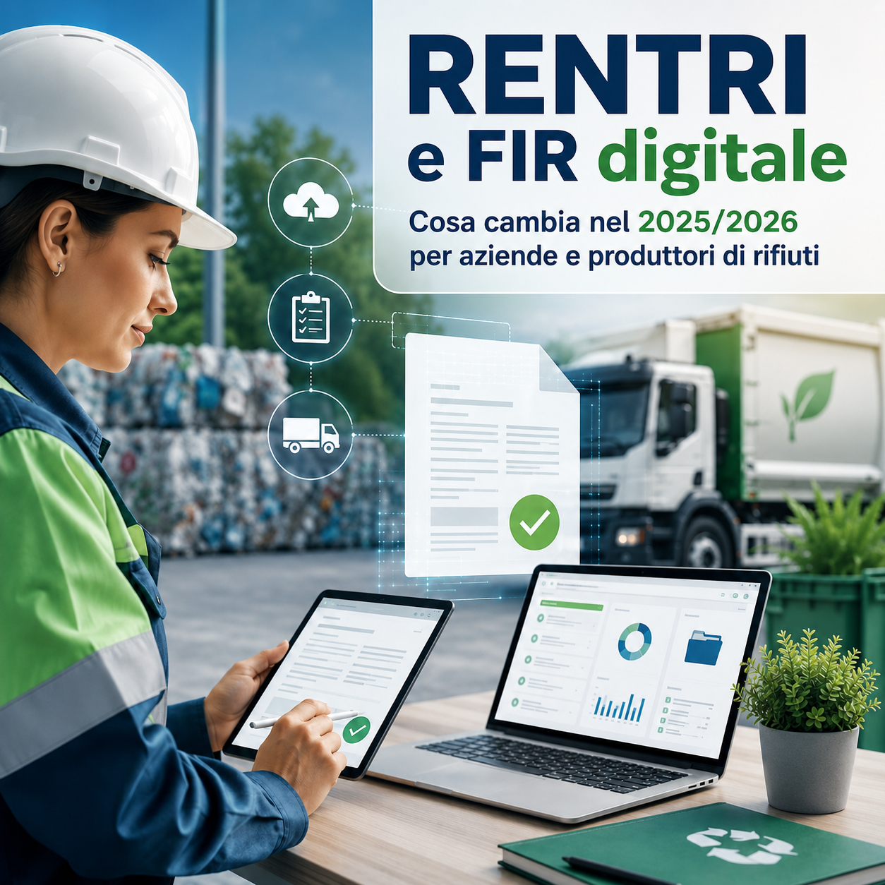RENTRI FIR digitale 2025/2026: registri e formulario rifiuti per aziende in Emilia-Romagna